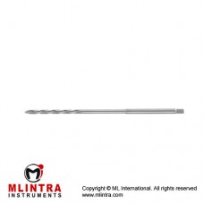 Borchardt Twist Drill 5 mm Borchardt Shaft Stainless Steel, Diameter 3.2 mm Ø